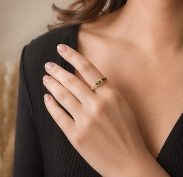Inel din aur galben de 14K